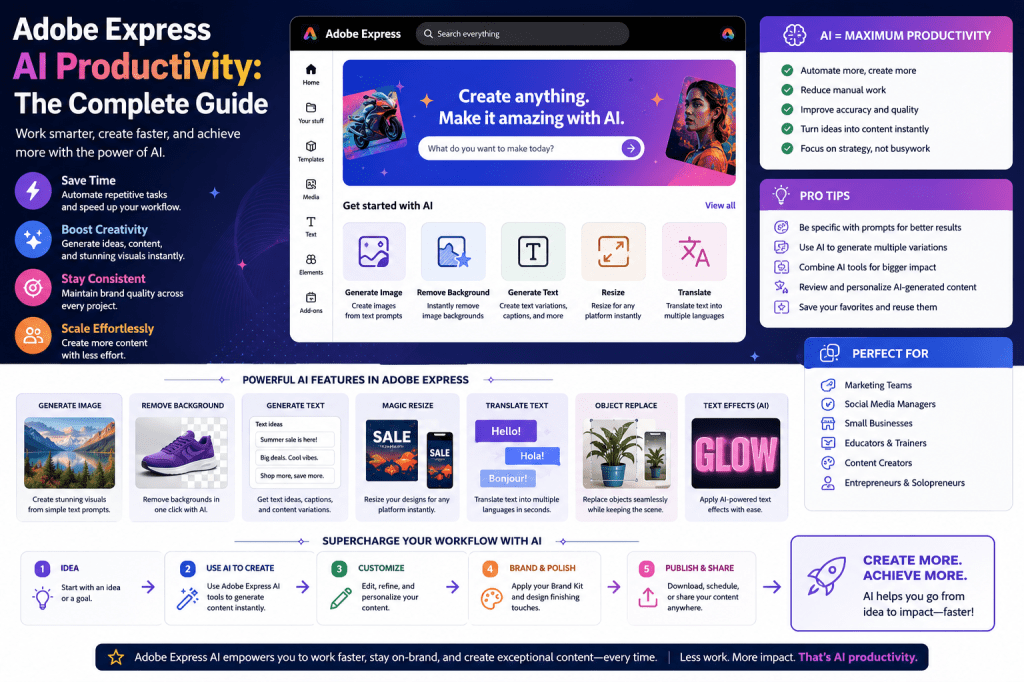 Adobe Express AI Productivity - The Complete Guide