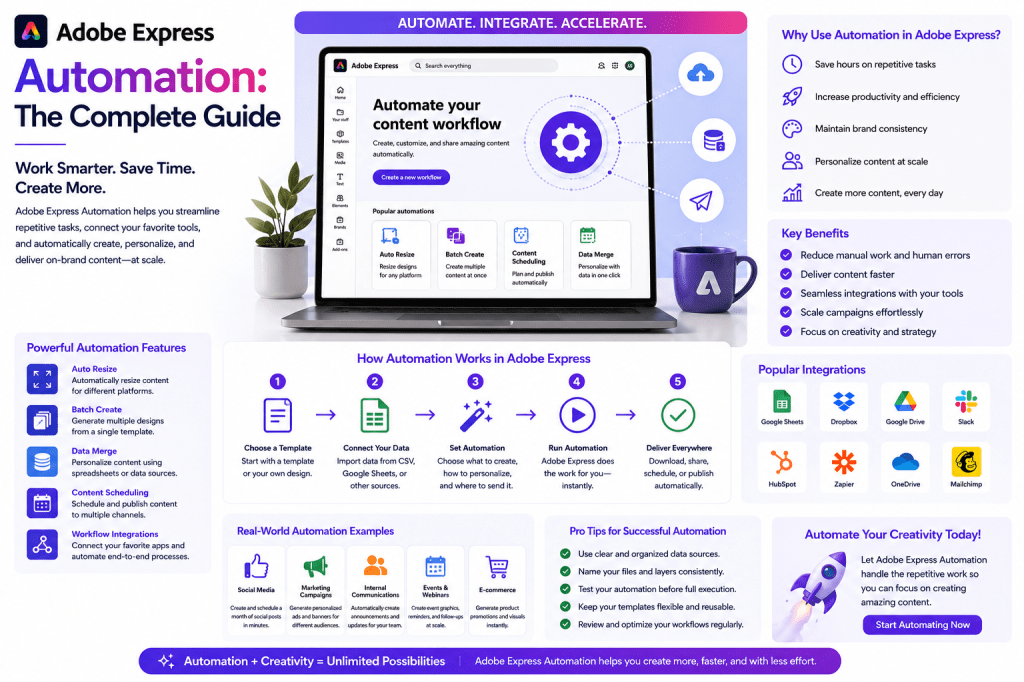 Adobe Express Automation - The Complete Guide