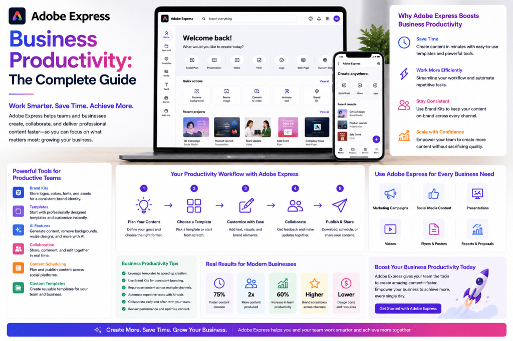 Adobe Express Business Productivity - The Complete Guide