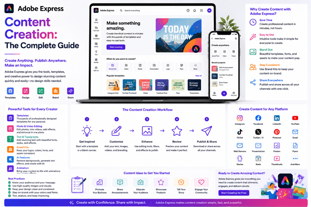 Adobe Express Content Creation - The Complete Guide