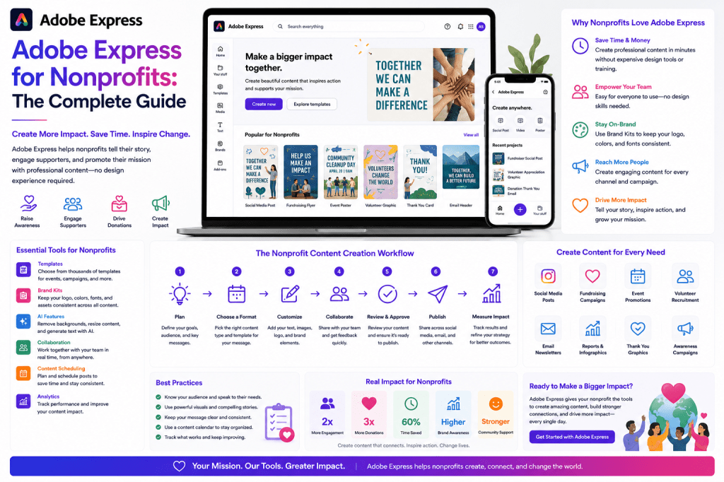 Adobe Express for Nonprofits - The Complete Guide