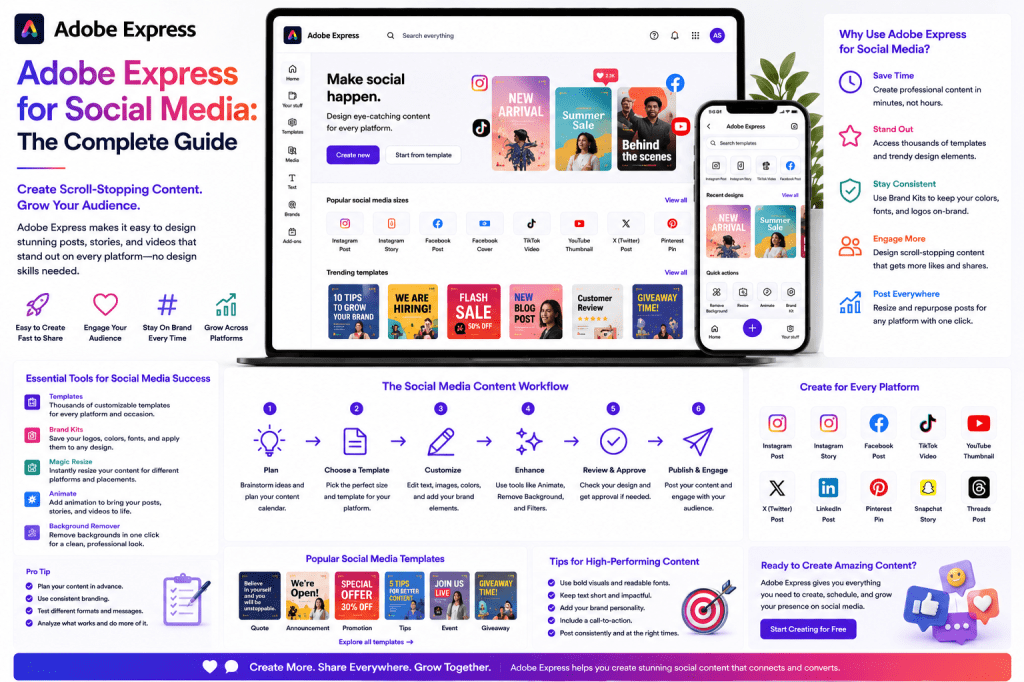 Adobe Express for Social Media - The Complete Guide