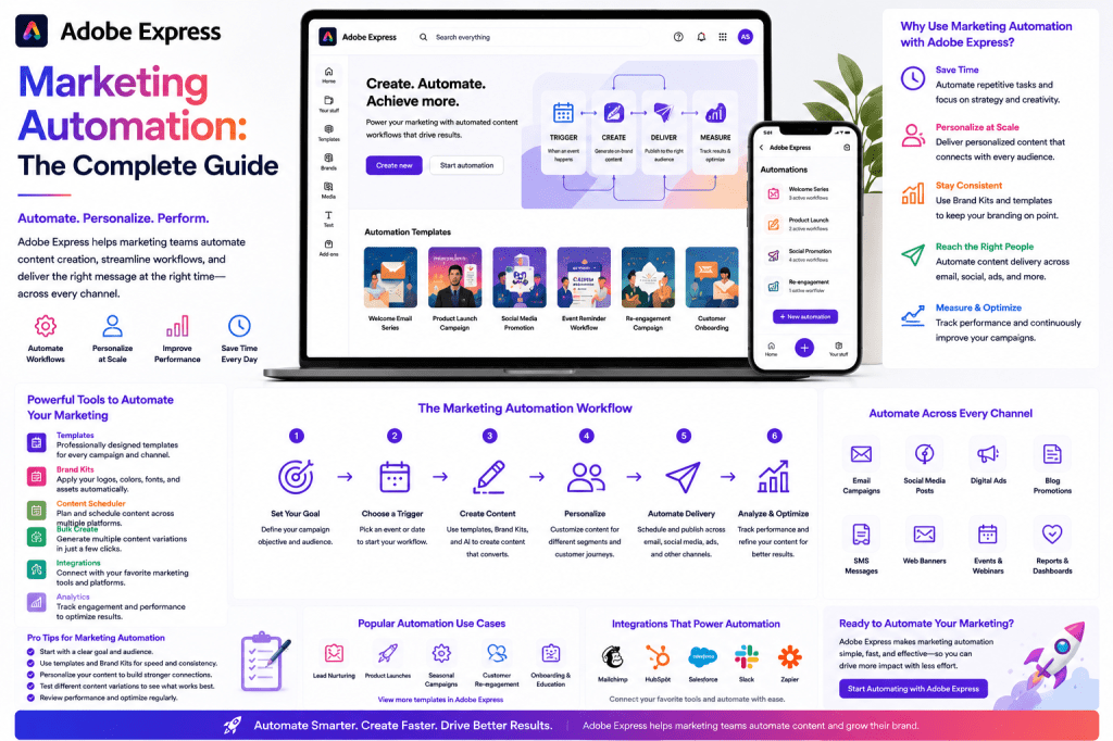 Adobe Express Marketing Automation - The Complete Guide