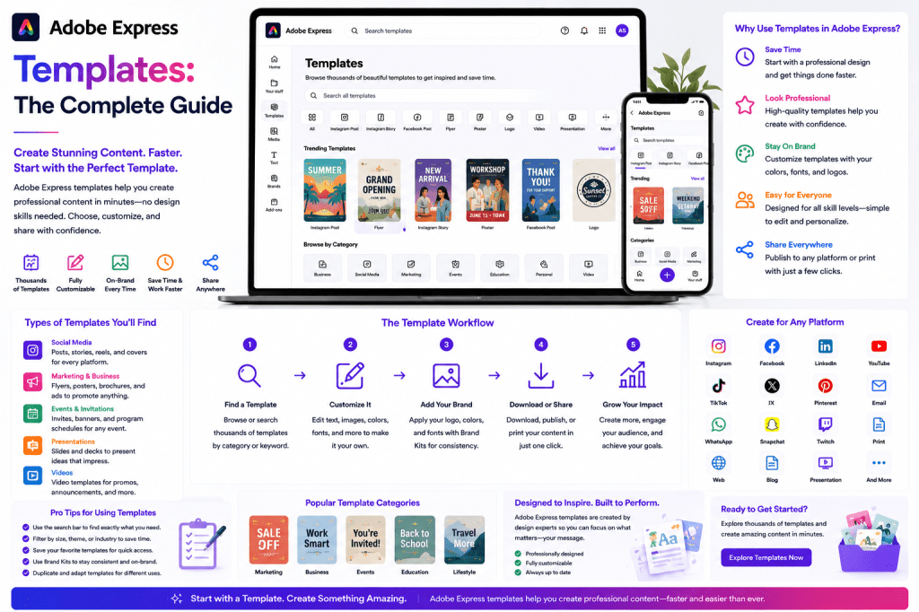 Adobe Express Templates - The Complete Guide