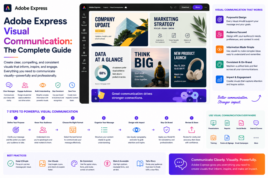 Adobe Express Visual Communication - The Complete Guide